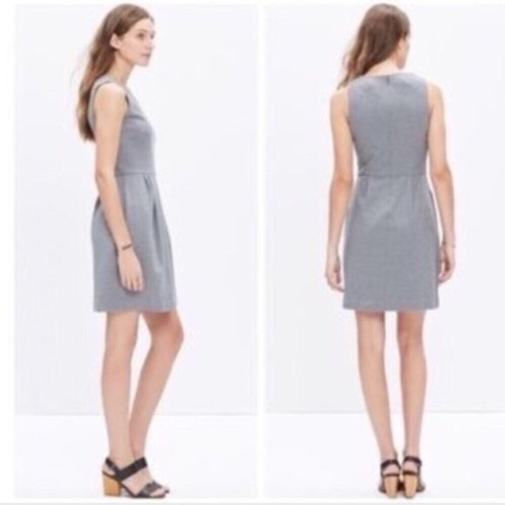 Madewell Verse Dress Striped Grey Size XS